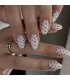 NA074 - Black Polka Dot Manicure Nails